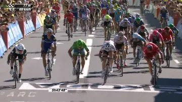 Závěr 14. etapy Tour de France 2016