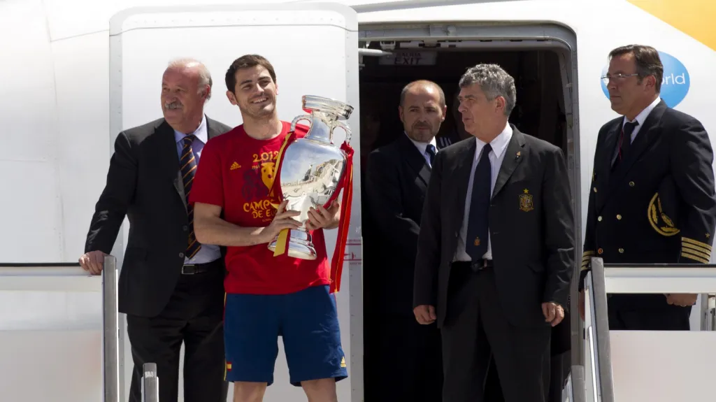 Iker Casillas po návratu z Eura