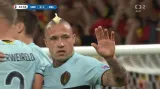 Gól v utkání Švédsko - Belgie: Nainggolan - 0:1 (84. min.)