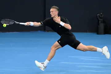 Jiří Lehečka na turnaji v Brisbane