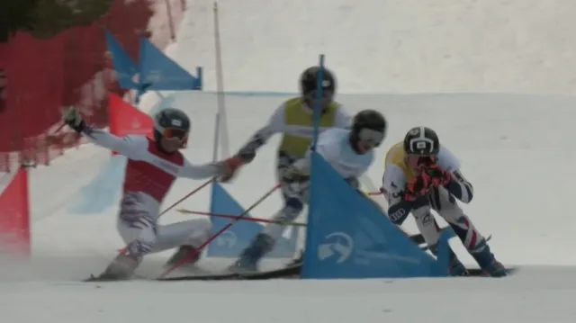 Dramatické finále skikrosu starších žáků na ODM