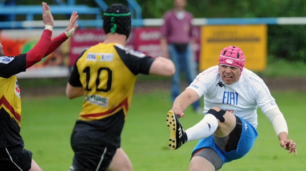 Hrající trenér Říčan Antonín Brabec