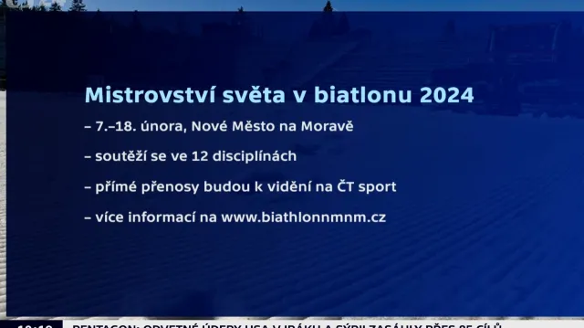 Ve Vysočina Areně vrcholí přípravy před MS v biatlonu