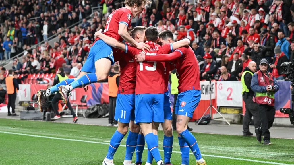 Radost českých fotbalistů