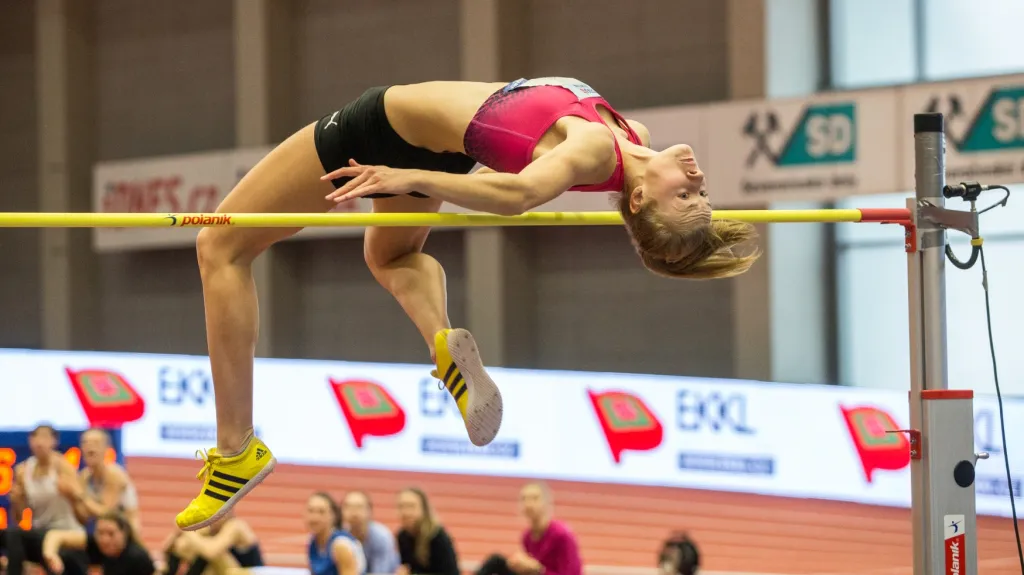 Výškařka Michaela Hrubá