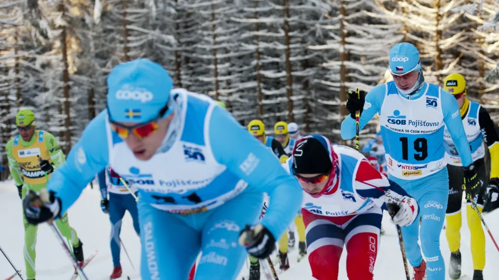 Lukáš Bauer na Jizerské padesátce