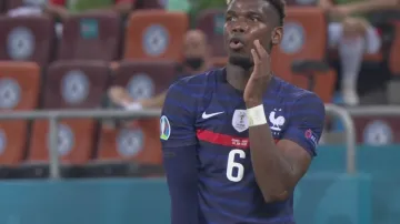 Gól v utkání Francie – Švýcarsko: Pogba - 3:1 (75. min.)