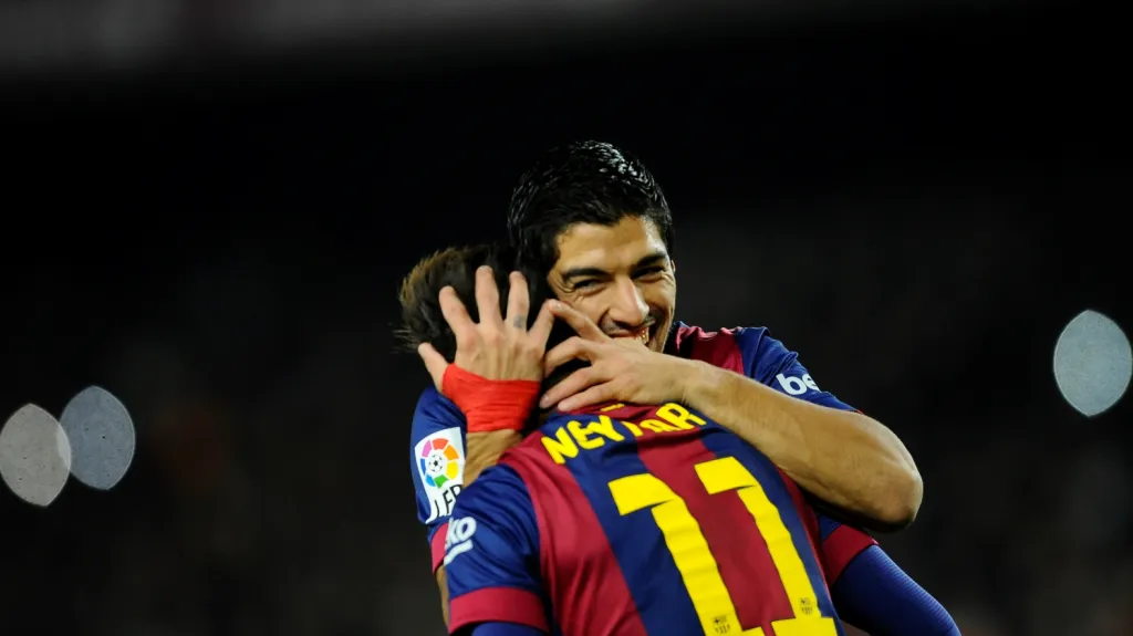 Radost hráčů Barcelony