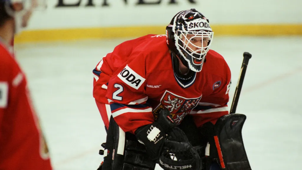 Roman Turek na mistrovství světa 1996 ve Vídni