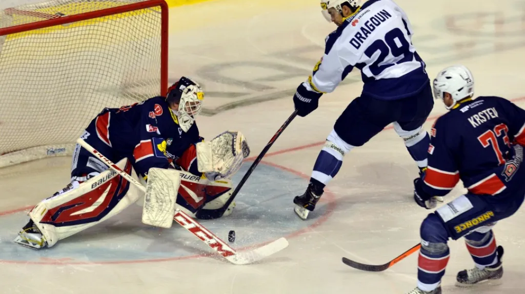 Utkání Kladno - Chomutov