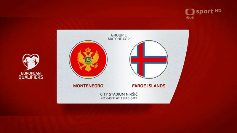 Sestřih utkání Černá Hora – Faerské ostrovy