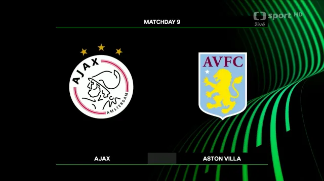 Sestřih utkání Ajax Amsterdam – Aston Villa