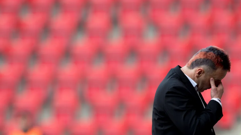 Zklamaný trenér Plzně Karel Krejčí