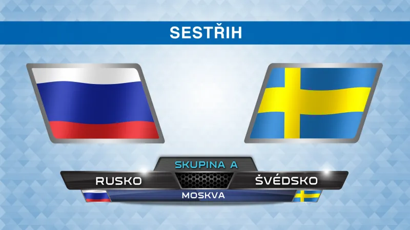 Sestřih utkání Rusko - Švédsko