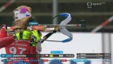 Sestřih sprintu biatlonistek SP v Oberhofu