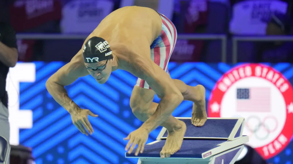 Americký plavec Michael Andrew