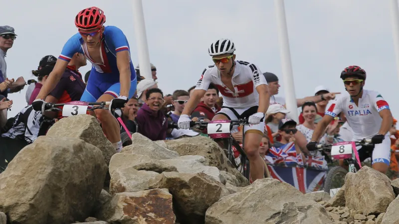 Kulhavý, Schurter, Fontana (zleva)