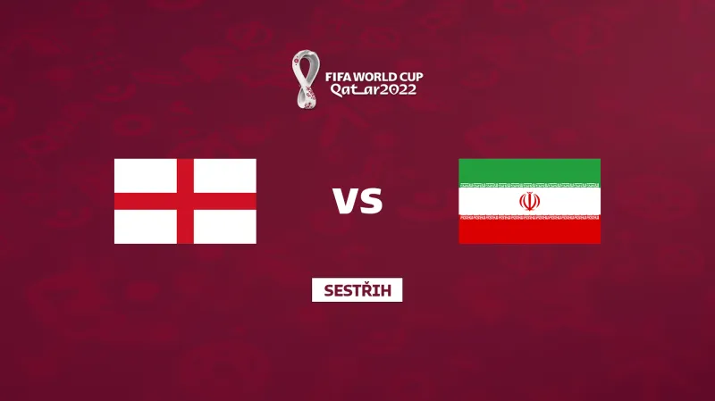 Sestřih utkání Anglie - Írán