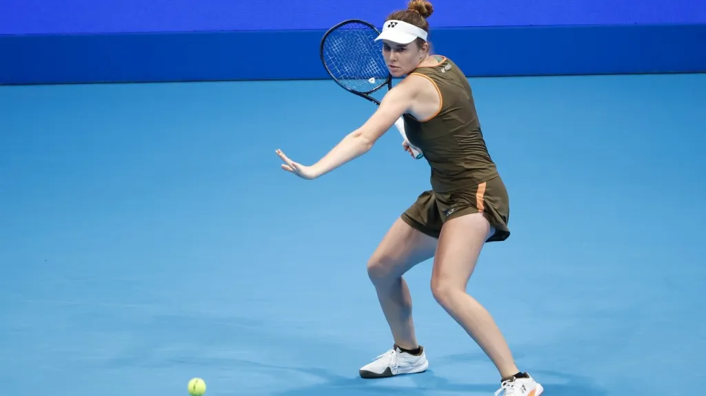 Linda Nosková na turnaji WTA v Tokiu