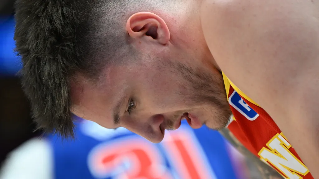 Vít Krejčí v utkání Atlanty s Detroitem