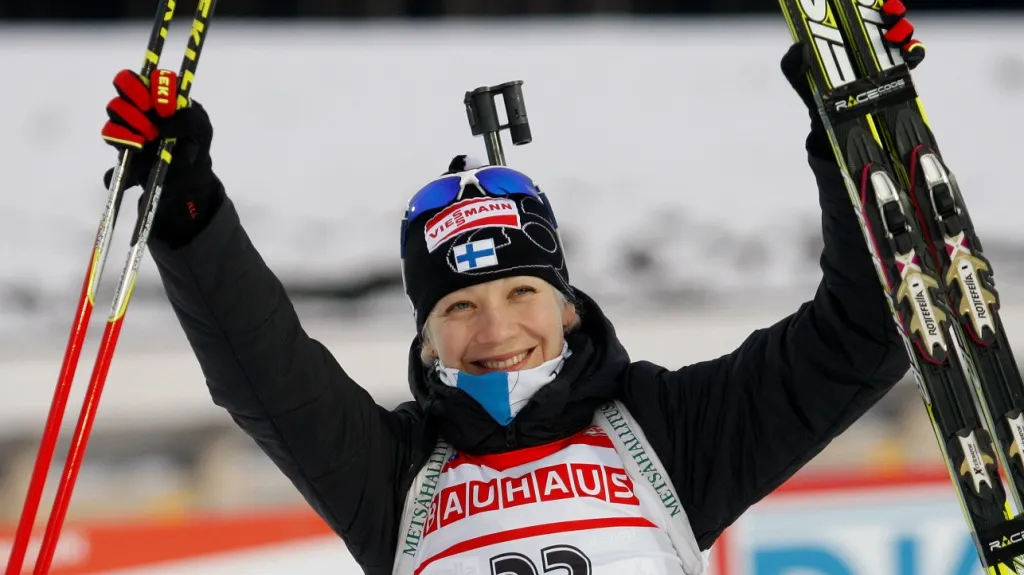 Finská biatlonistka Kaisa Mäkäräinenová