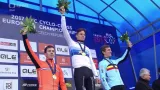 Medailový ceremoniál ME v cyklokrosu po závodě elite mužů