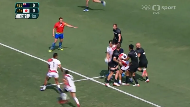 Sestřih utkání Nový Zéland – Japonsko
