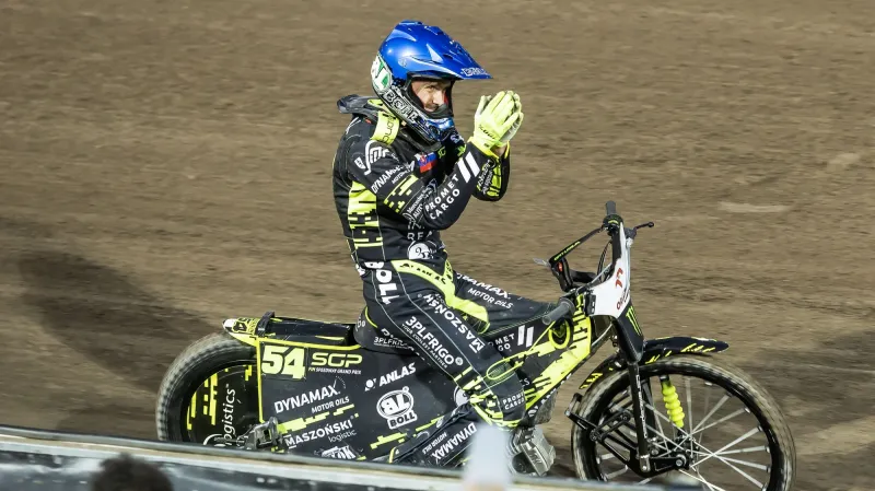 Slovák Vaculík vyhrál potřetí za sebou plochodrážní Grand Prix na Markétě
