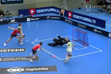 Florbalisté Bohemians odvrátili první semifinálový mečbol Tatranu
