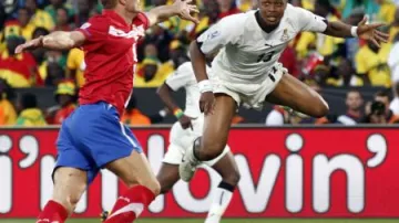 Zápas Srbsko - Ghana