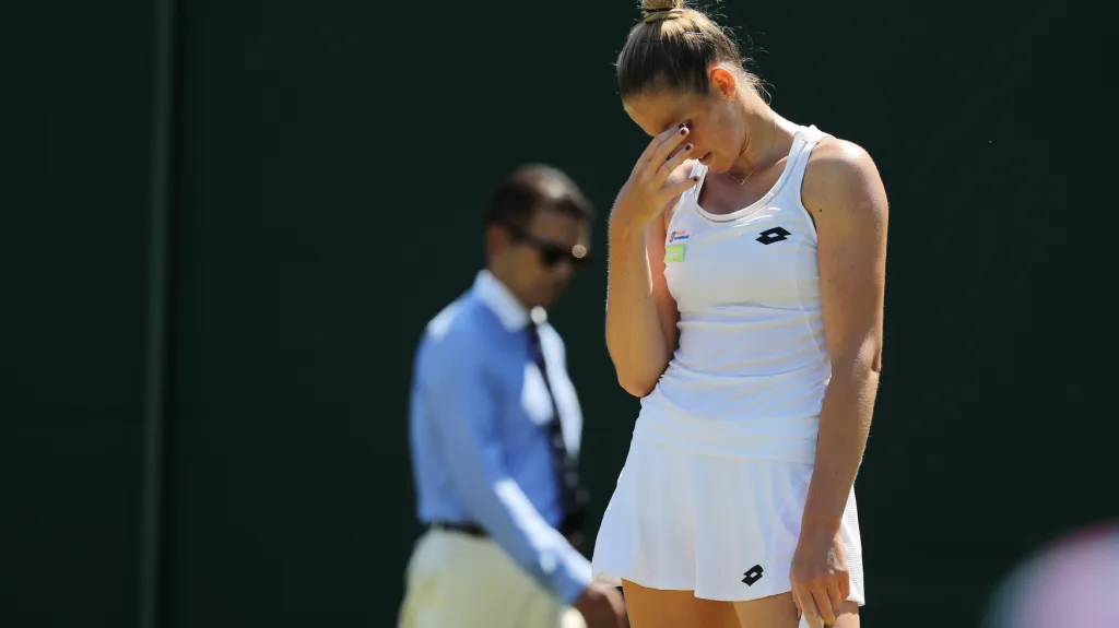 Zklamaná Kristýna Plíšková