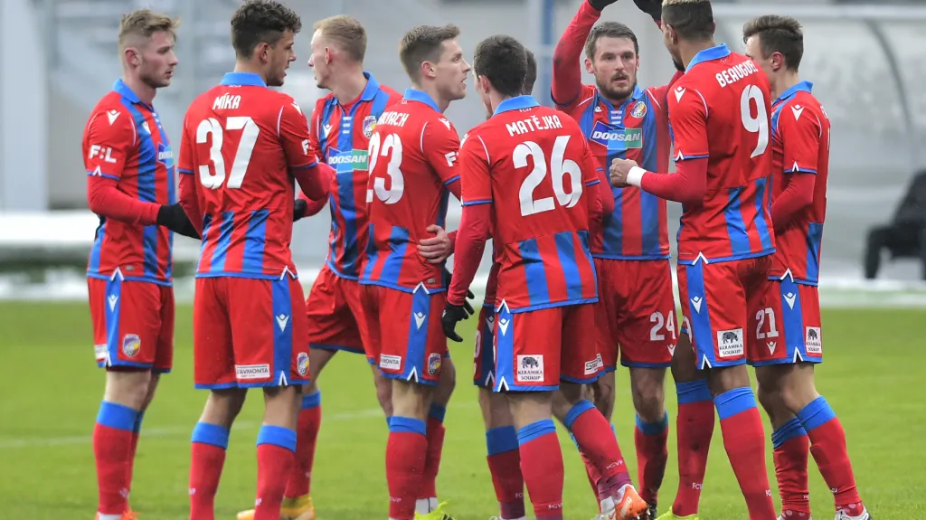 Radost fotbalistů Plzně