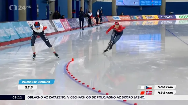 Jílek a Sáblíková na pódium v Calgary nedosáhli