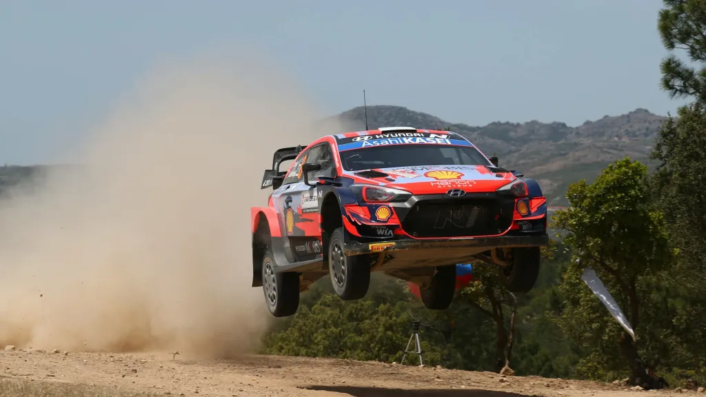 Tänak na sardinské rychlostní zkoušce