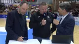 Marek Tesař a Jiří Podpěra s Tomášem Budkou