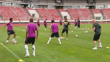 Al Ahlí trénuje na Strahově