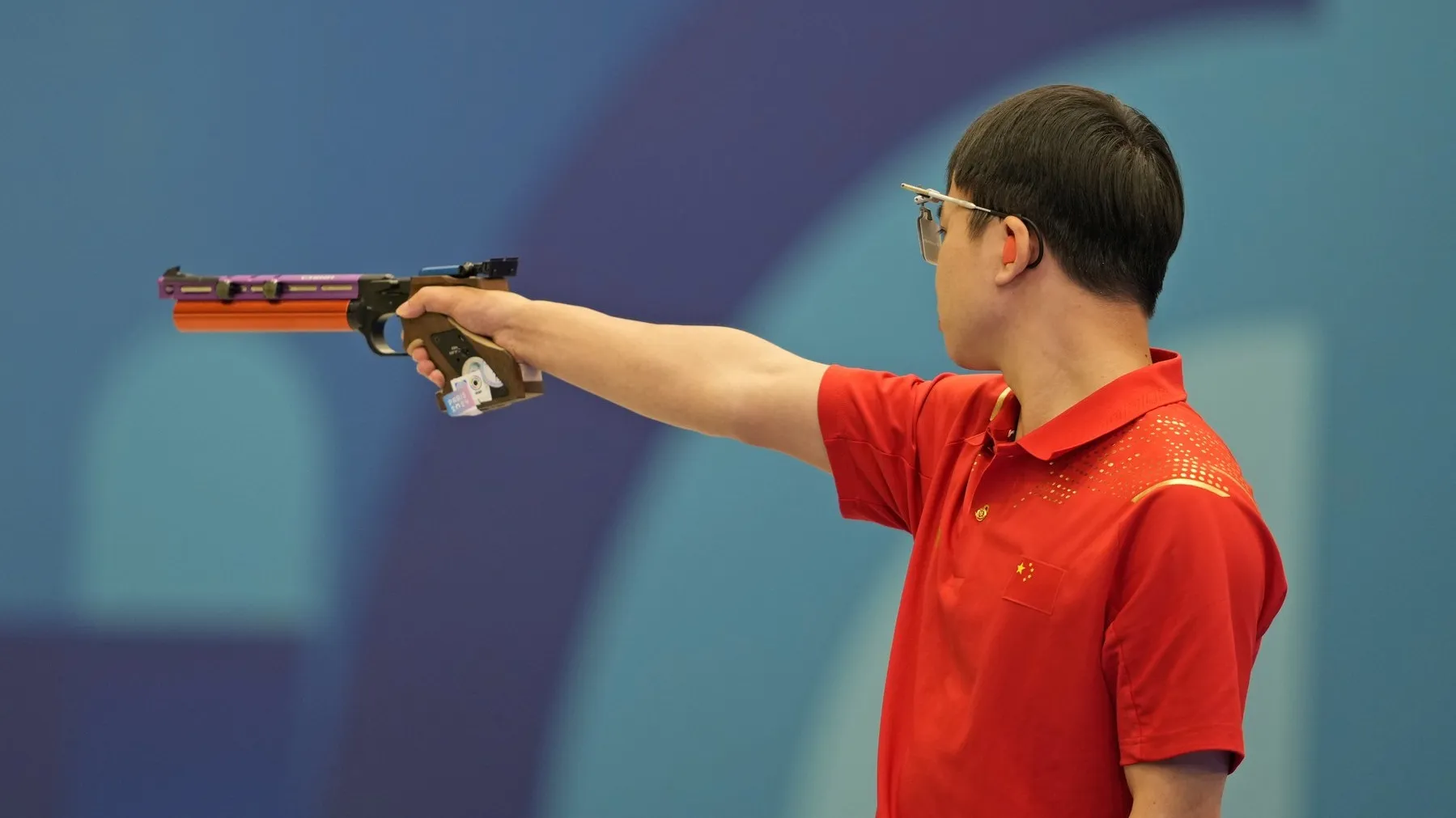 Záznam finále střelců ze vzduchové pistole