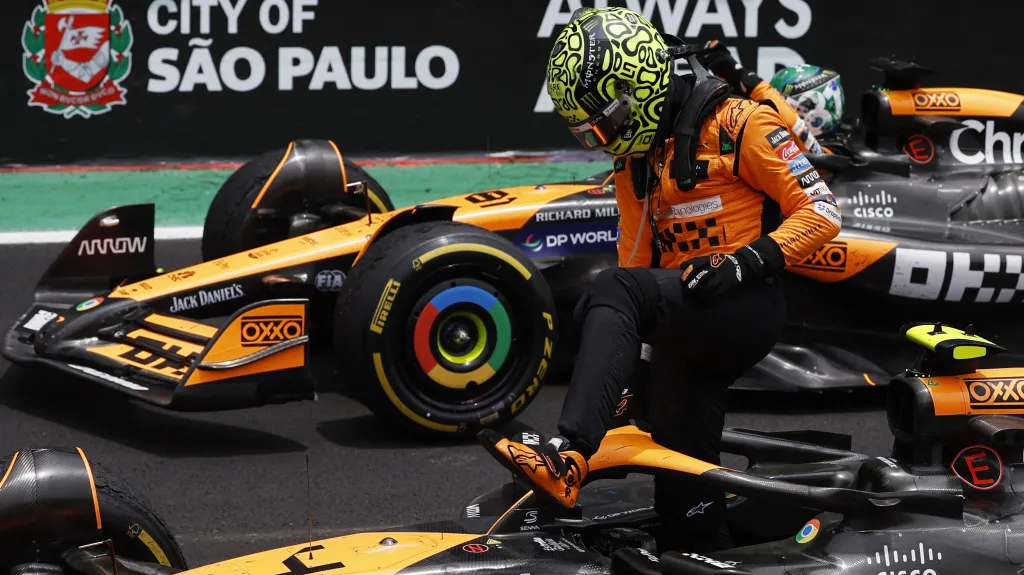 Lando Norris vyhrál v Brazílii sprint