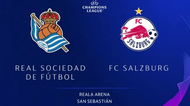 Sestřih utkání Real Sociedad – Salcburk