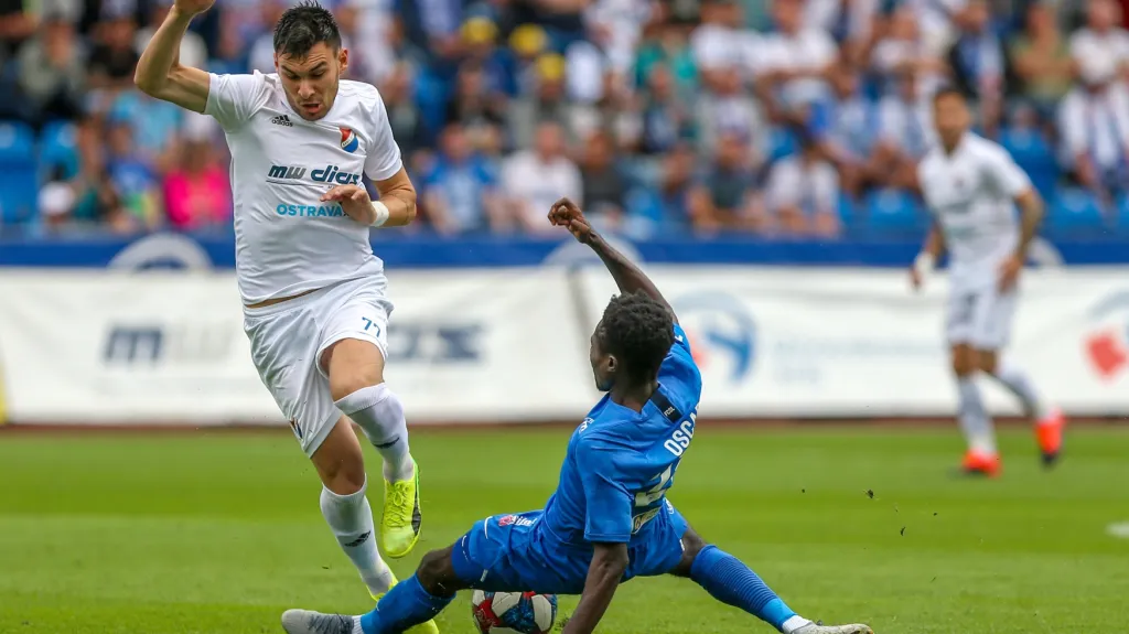 Utkání Baník Ostrava - Slovan Liberec