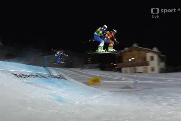 Mužské finále skikrosu v Arose