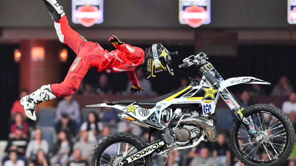 Freestyle motokrosař Libor Podmol