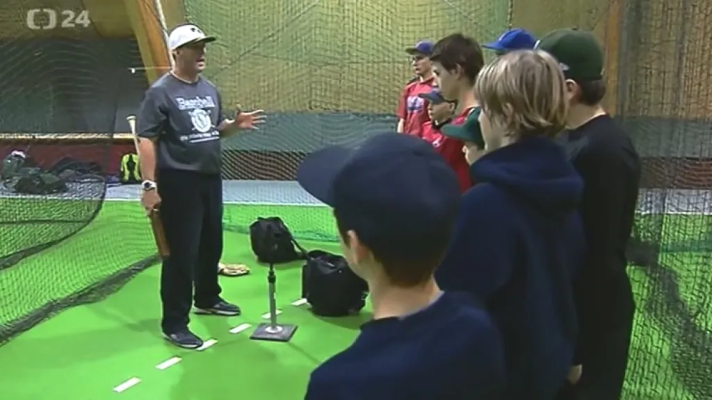 Američtí baseballisté rozdávali v Praze rady