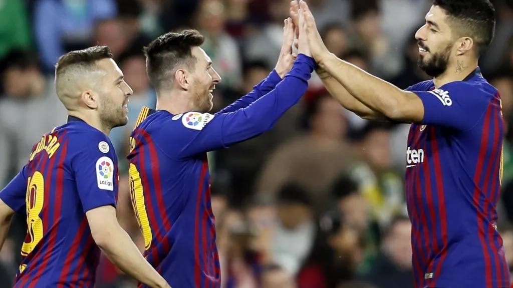 Lionel Messi a Luis Suárez