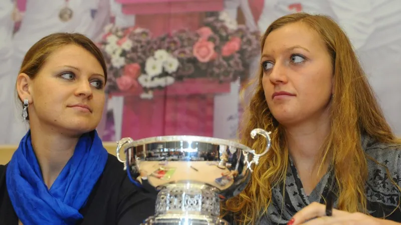 Lucie Šafářová a Petra Kvitová