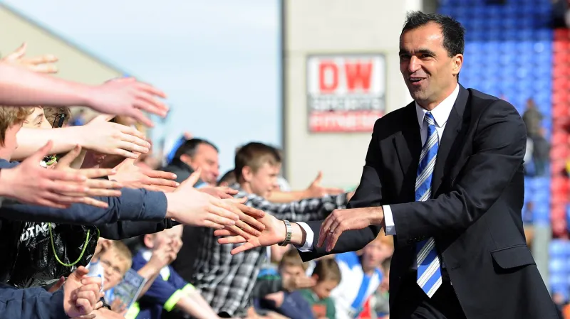 Trenér Martínez za svého působení u Wiganu