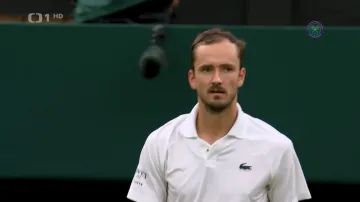 Medvěděv vyřadil Sinnera, Alcaraz zase Paula