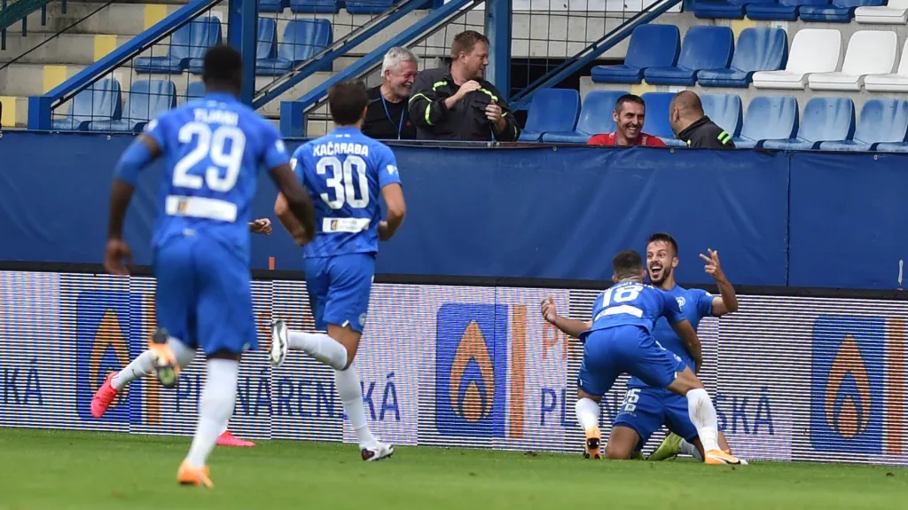 Radost fotbalistů Liberce