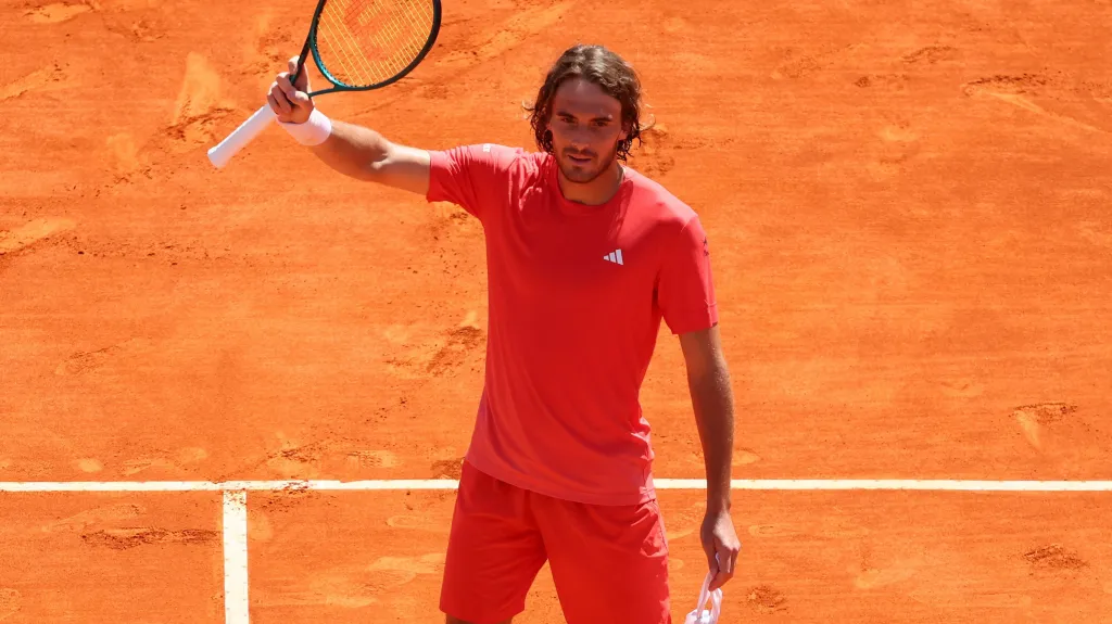 Stefanos Tsitsipas na turnaji v Monte Carlu