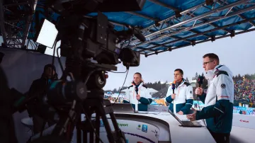 Studio ČT na MS v biatlonu